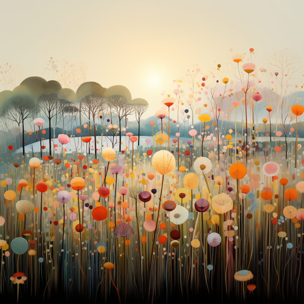 Magic at Sunrise mural