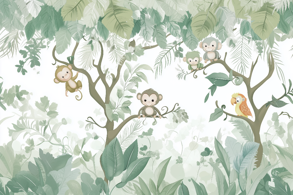 Monkey Kindergarten mural