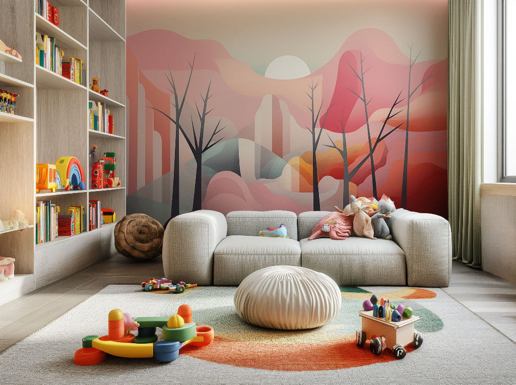 Magical Sunrise mural