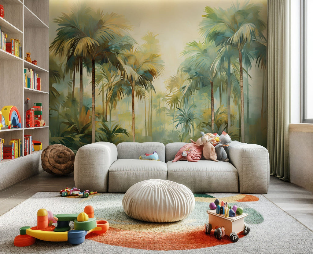 Dancing Palms mural