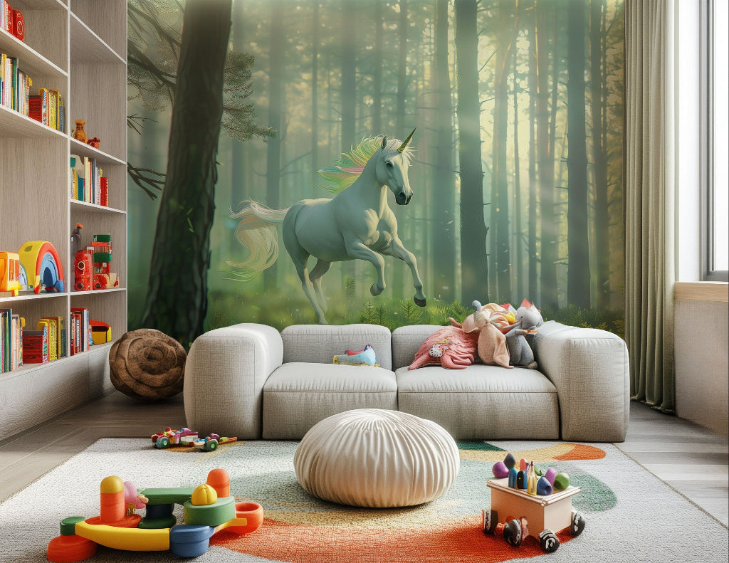 Forest Unicorn mural