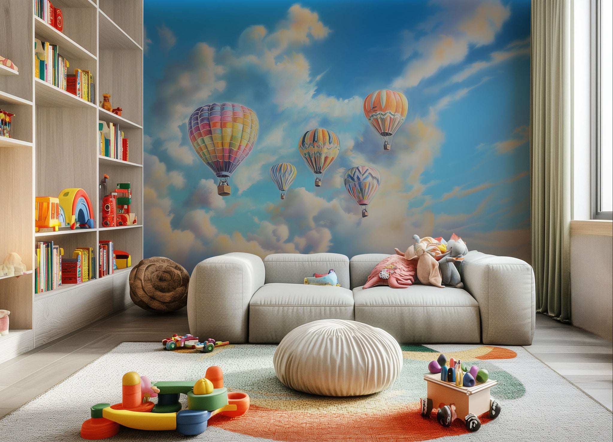 Balloon Safari mural