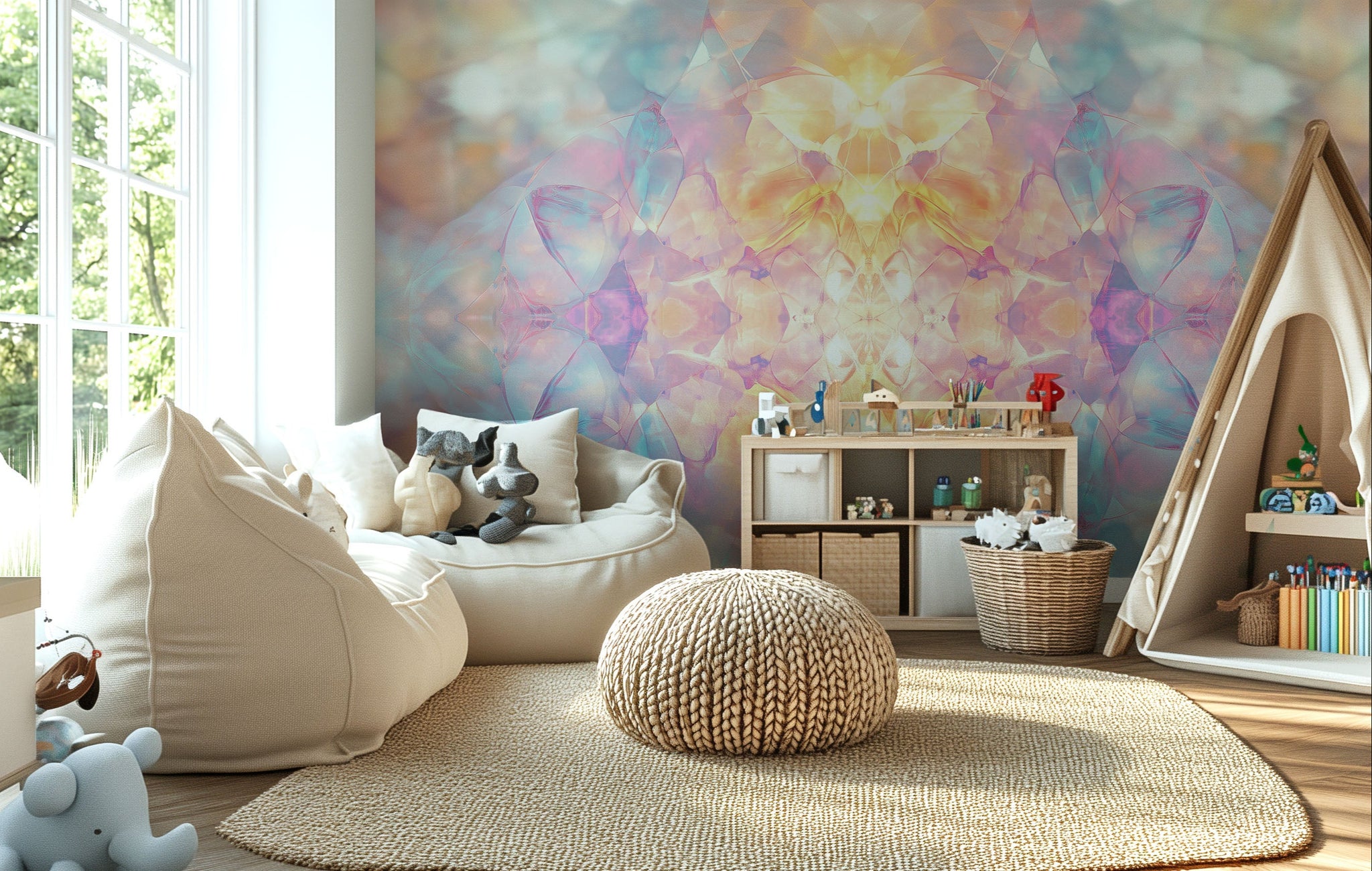 Kaleidoscope mural