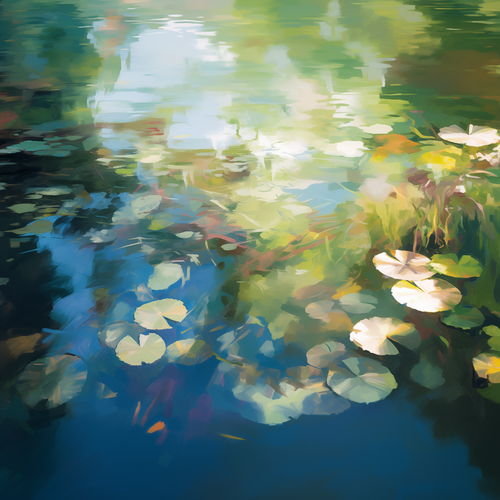 Shadowy Reflections mural