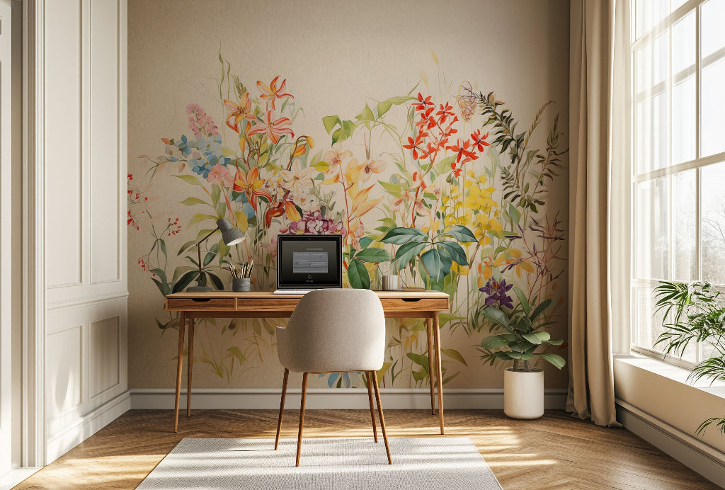 Wildflower Frenzy mural