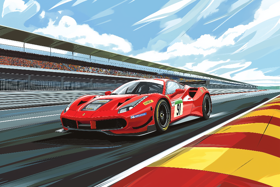The Track mural