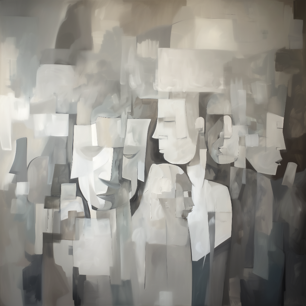 Visages mural