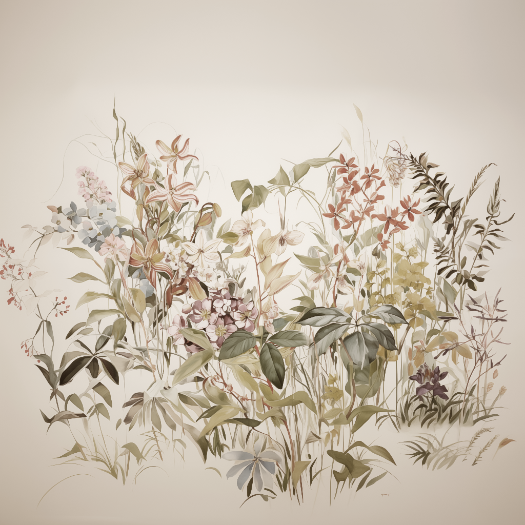 Wildflower Frenzy mural