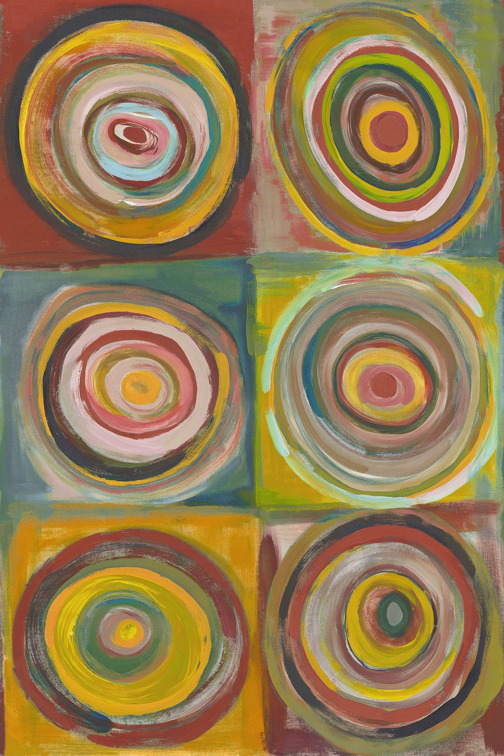 Kandinsky Composition Studio di Cerchi mural