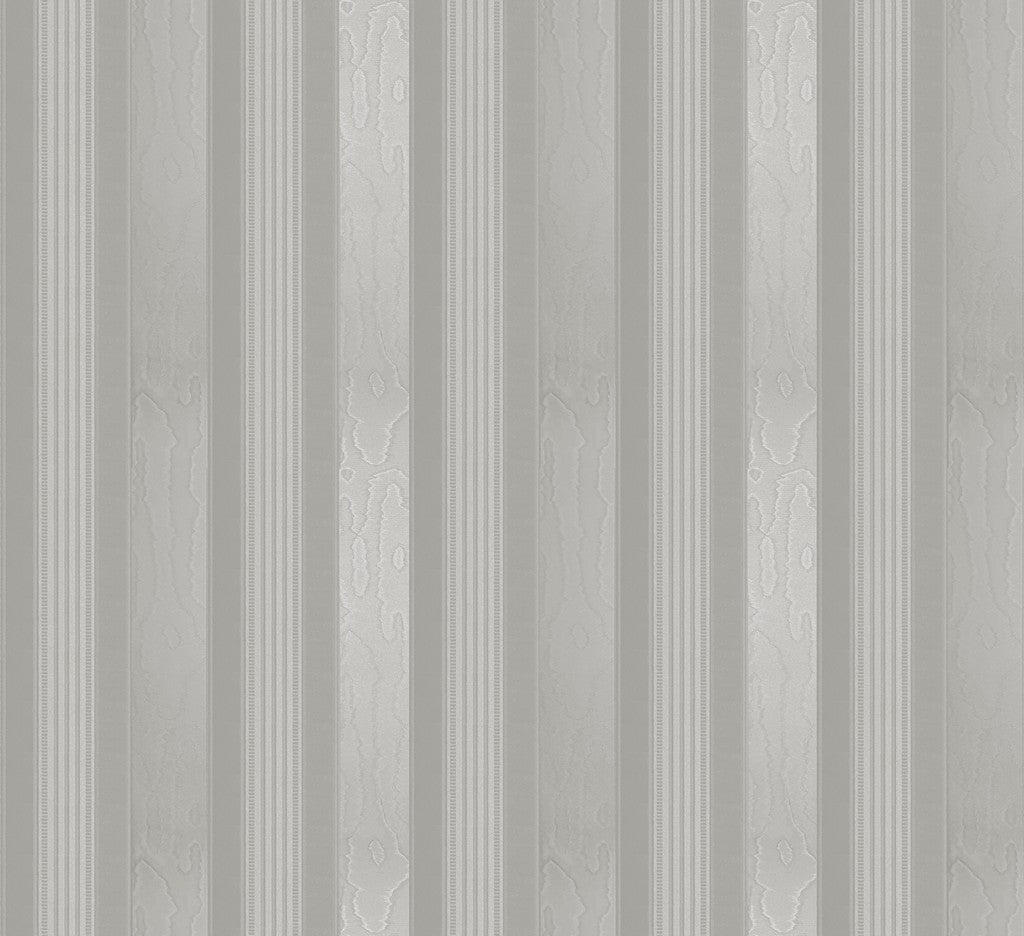 Italian Velour Moire Stripe wallpaper