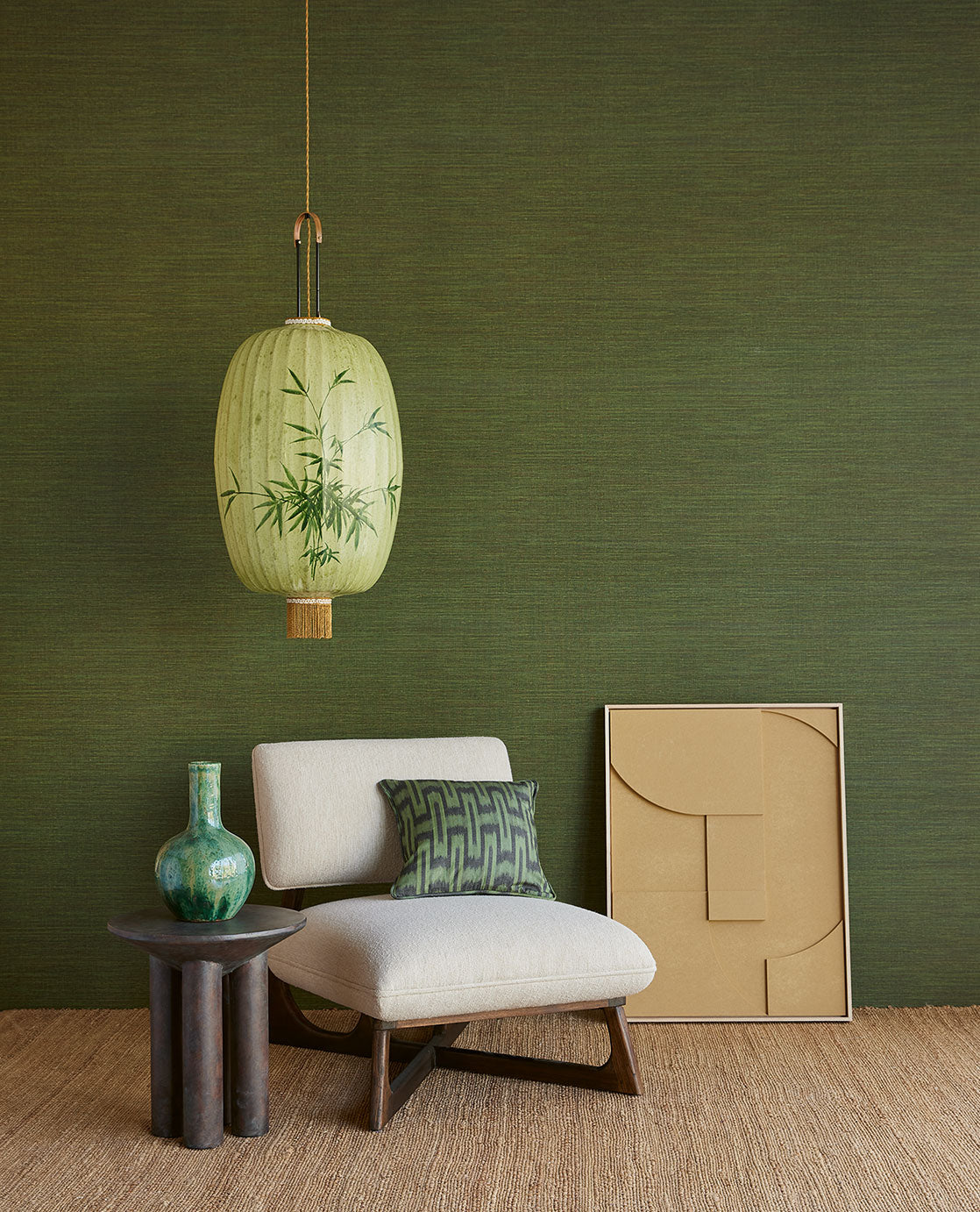 Canvas Faux Grasscloth wallpaper