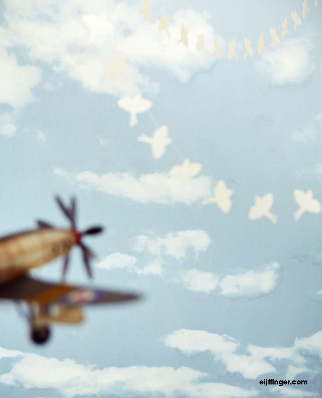 Wallpower Junior Fly in the Sky mural