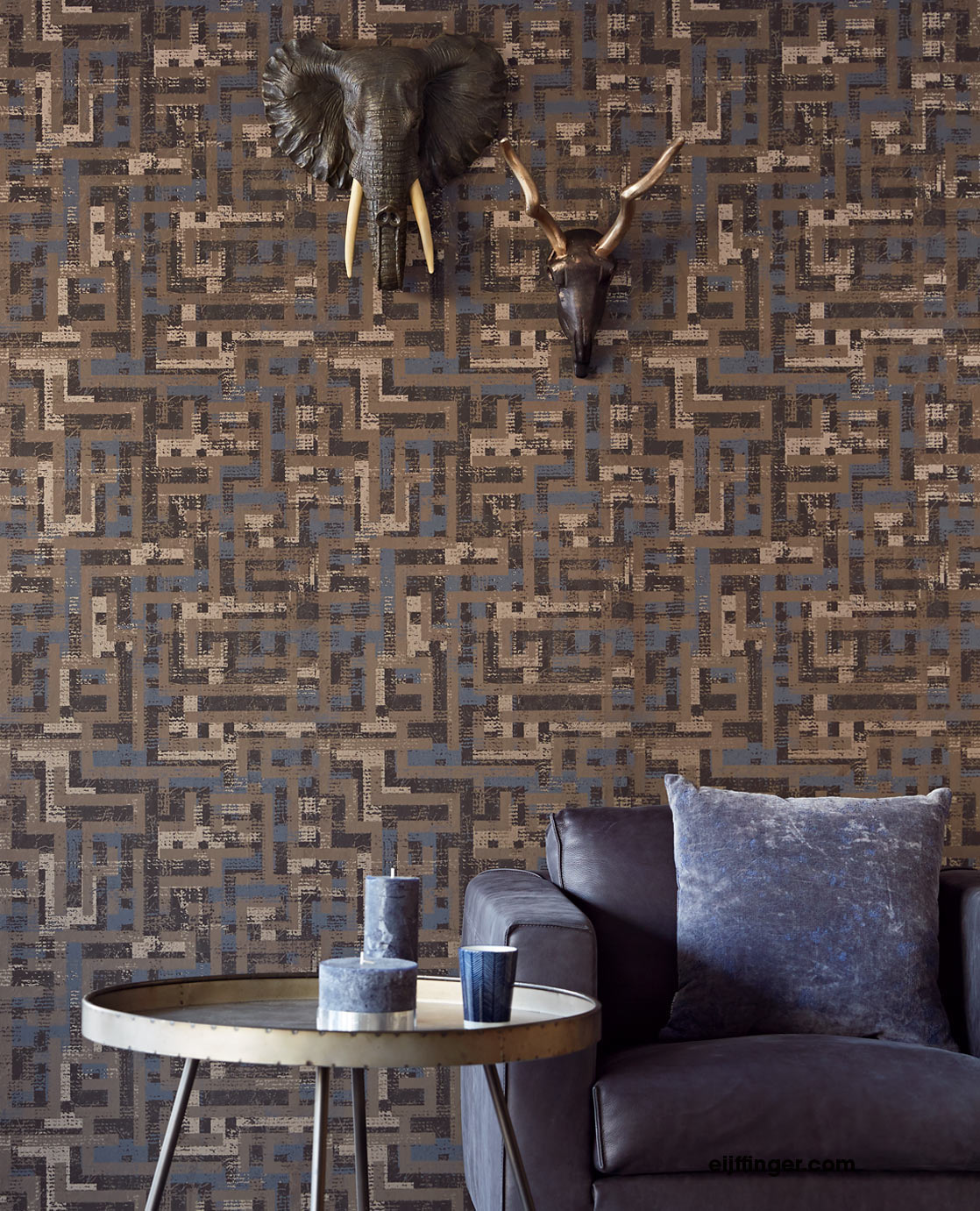 Siroc Textured Geometric wallpaper