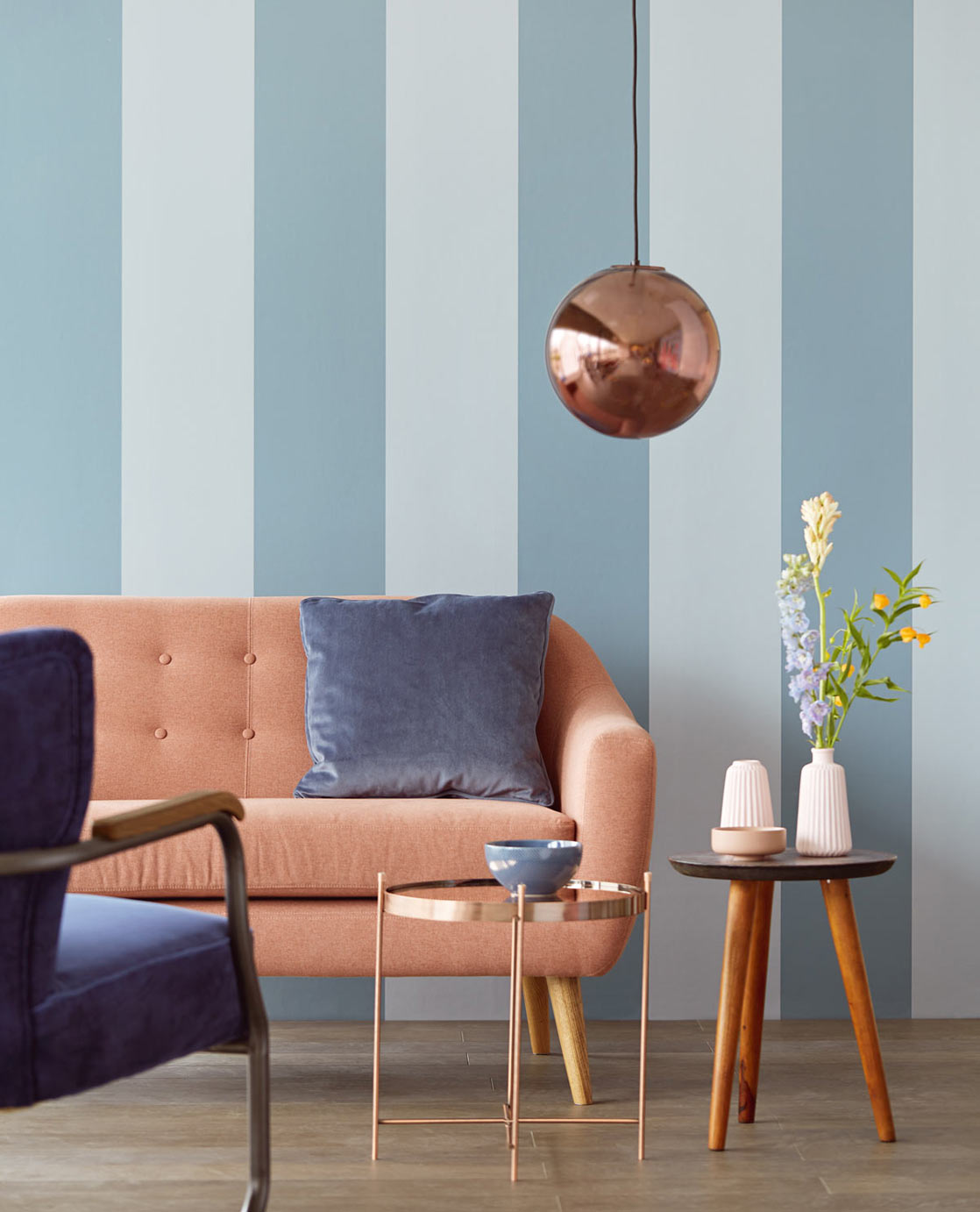 Stripes+ Two-tone Stripe wallpaper