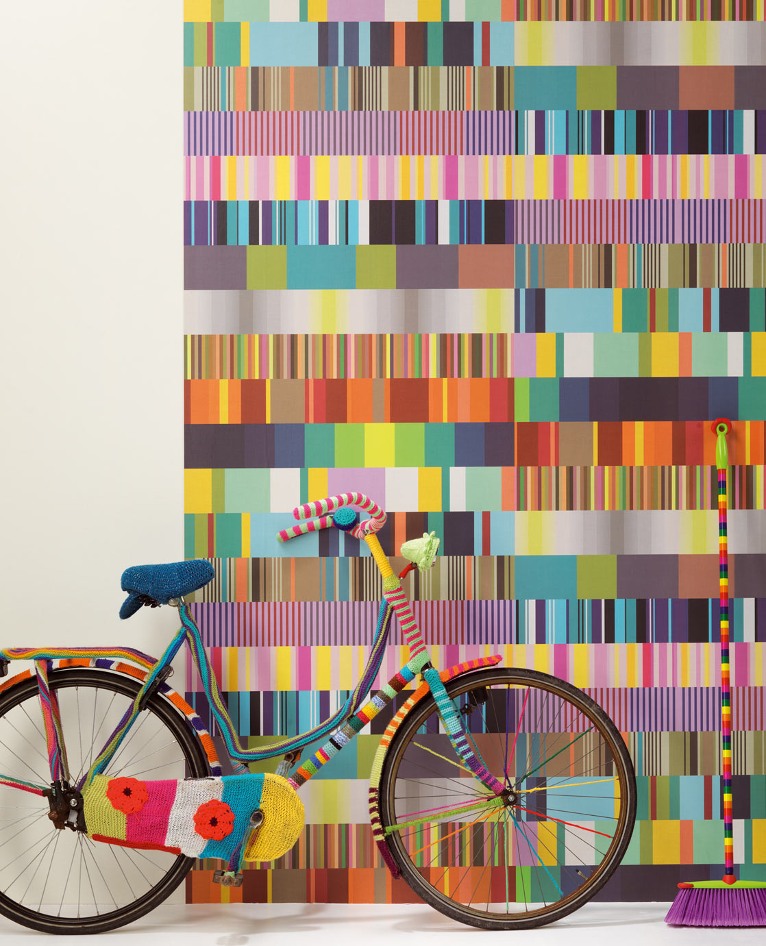 Stripes+ Ulti Multi Barcode mural
