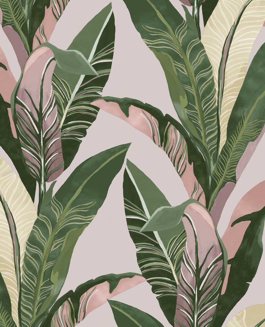Eijffinger Vivid jungle leaf wallpaper 384502 Green & teal
