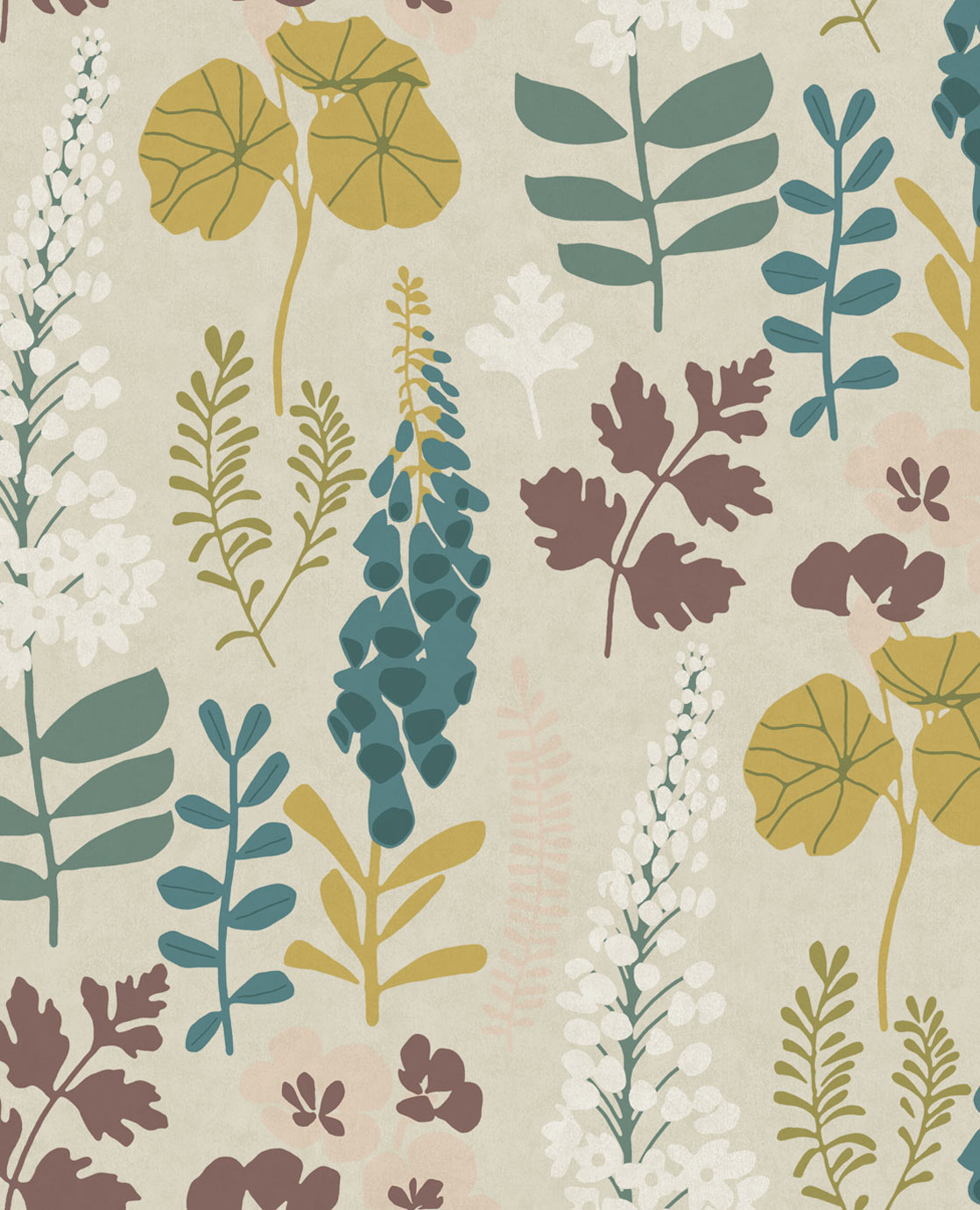 Vivid Flower Meadow wallpaper