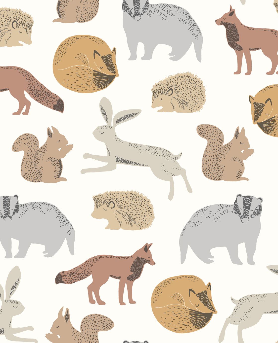 Mini Me Animal Kids wallpaper