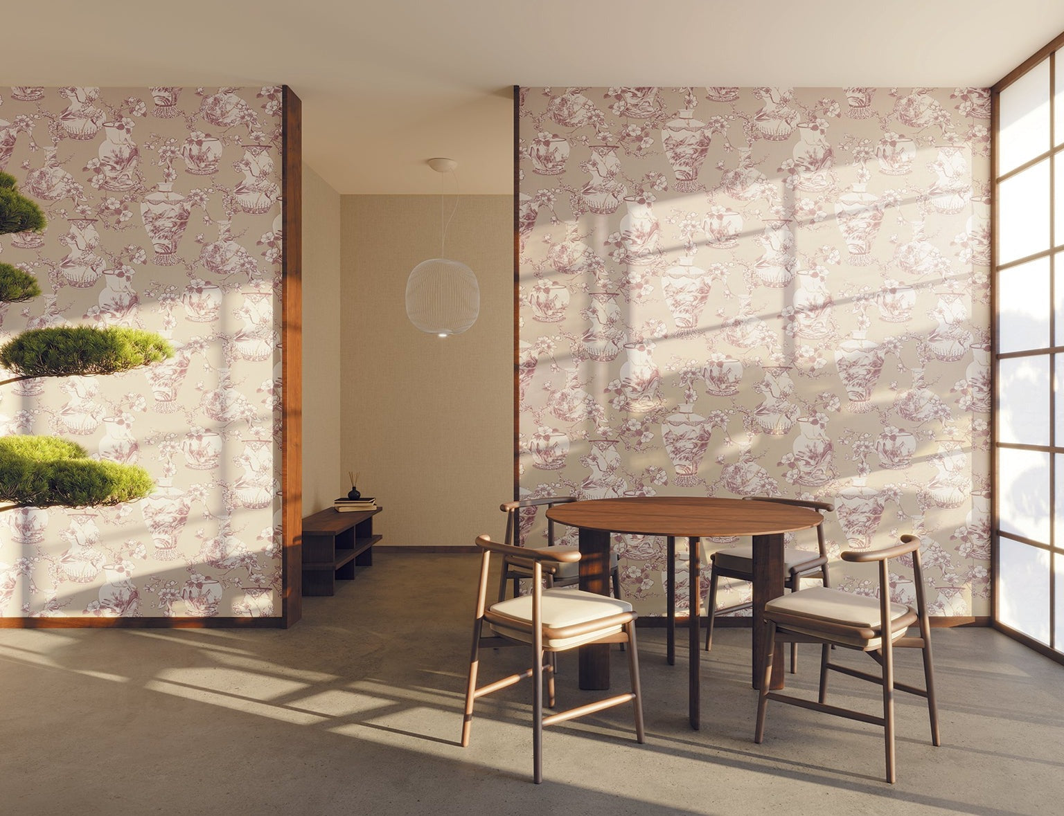 Kintsugi Ginger Jar & Blossom wallpaper